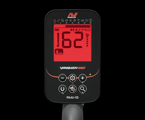 Ordu Minelab Vanquish 560 Pro Pack - VANQUISH ekran ve saha kontrolü