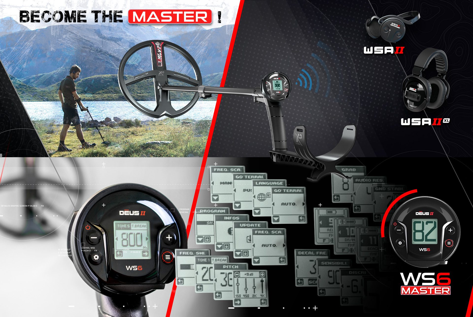 Ordu XP Deus II WS6 MASTER - XP WS6 MASTER Deus 2 saha ve su kullanımı